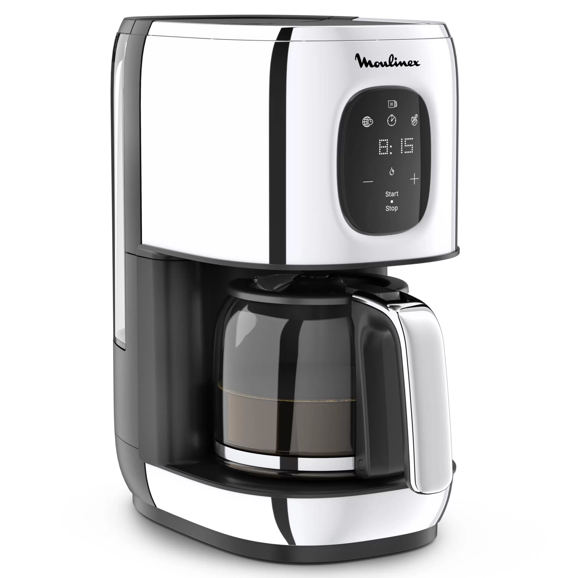 Cafetiere Filtre Programmable Inox Majestuo Ecran Tactile-Moulinex Online