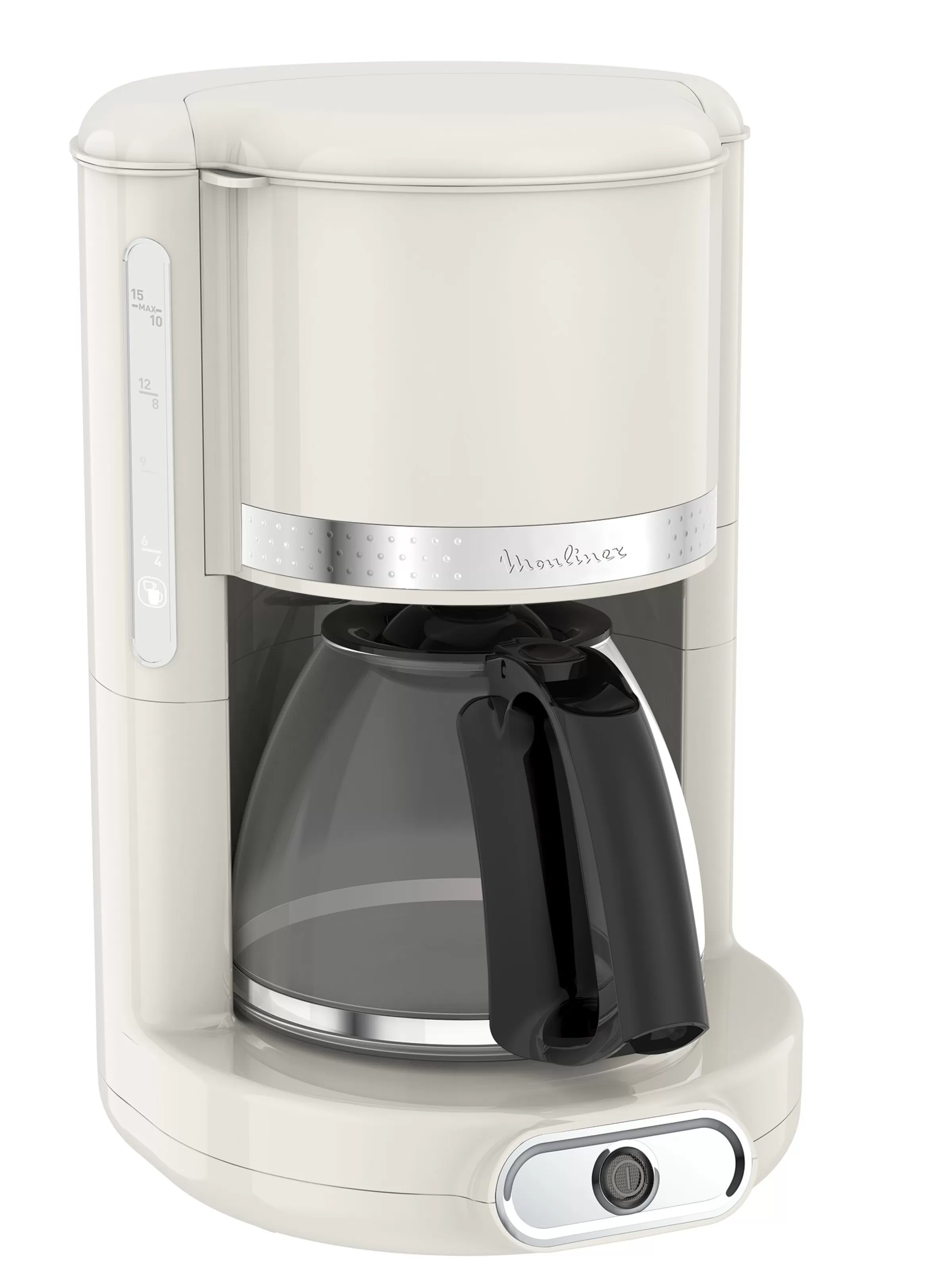 Cafetiere Filtre Soleil Ivoire, Design Vintage, Capacite 1,25L,-Moulinex Best