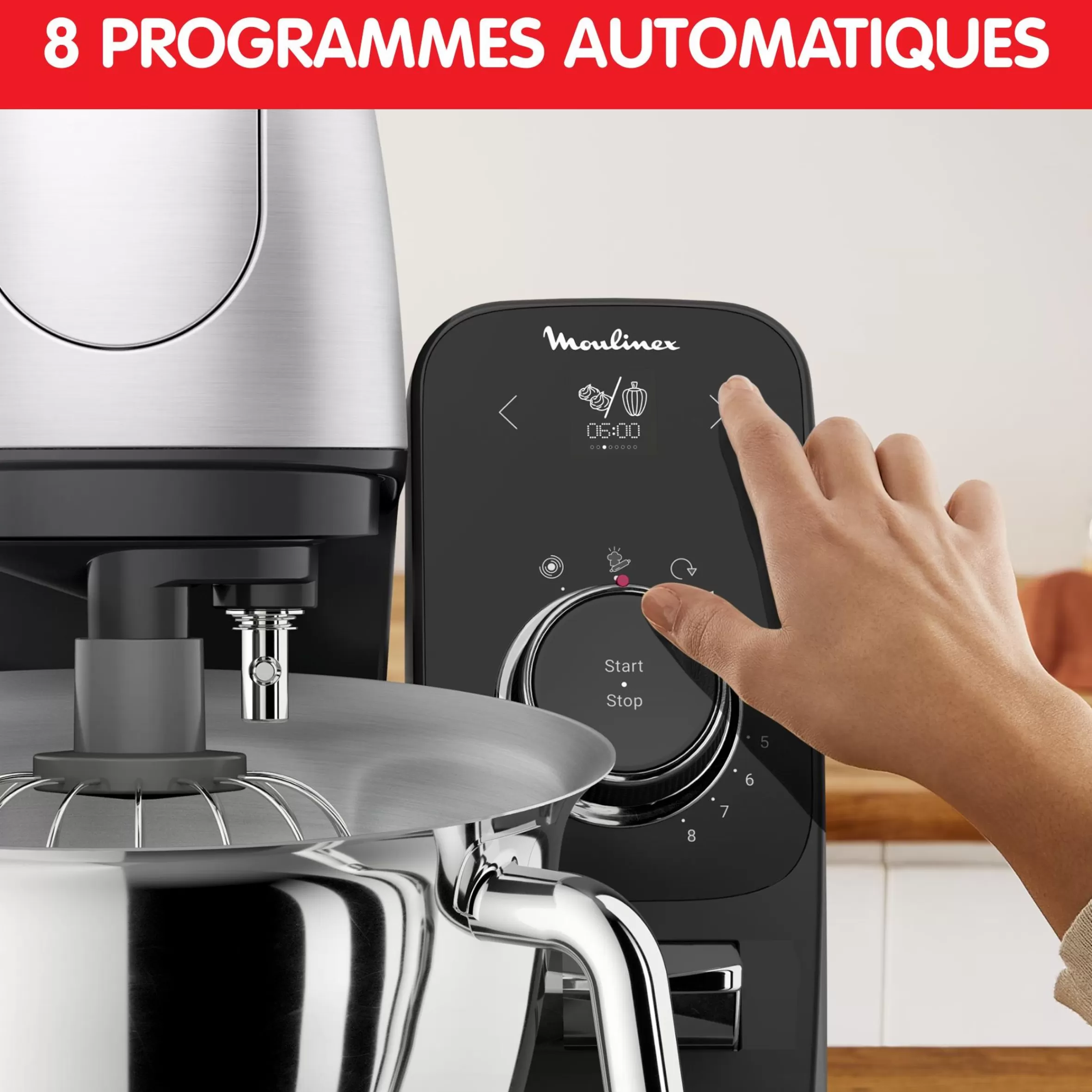 Coach, Robot Patissier, 8 Programmes, Coaching Sur L'App Gratuite, Pinceau + Maryse-Moulinex Fashion