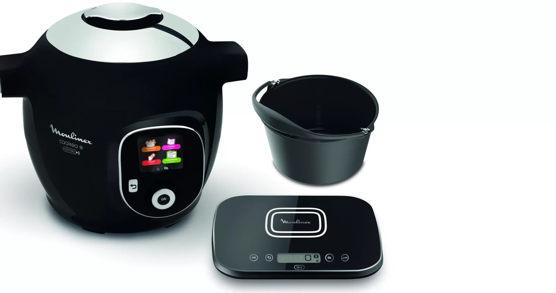 Cookeo + Connect, Multicuiseur Connecte, 6L (2/6 Pers.), Balance De Cuisine-Moulinex Fashion