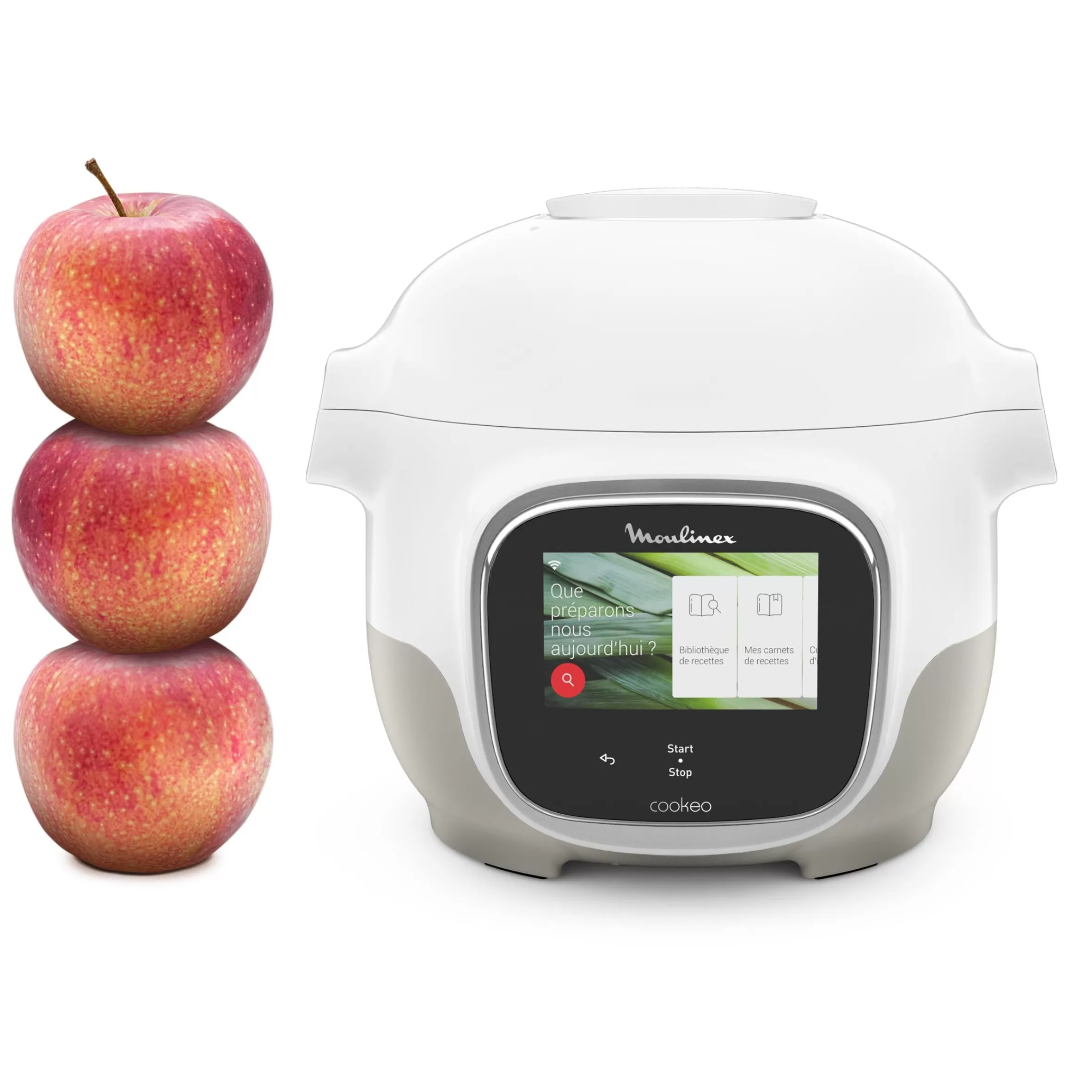 Cookeo Touch Mini, Multicuiseur Connecte, 3L (2 Pers.), Ecran Tactile-Moulinex Sale