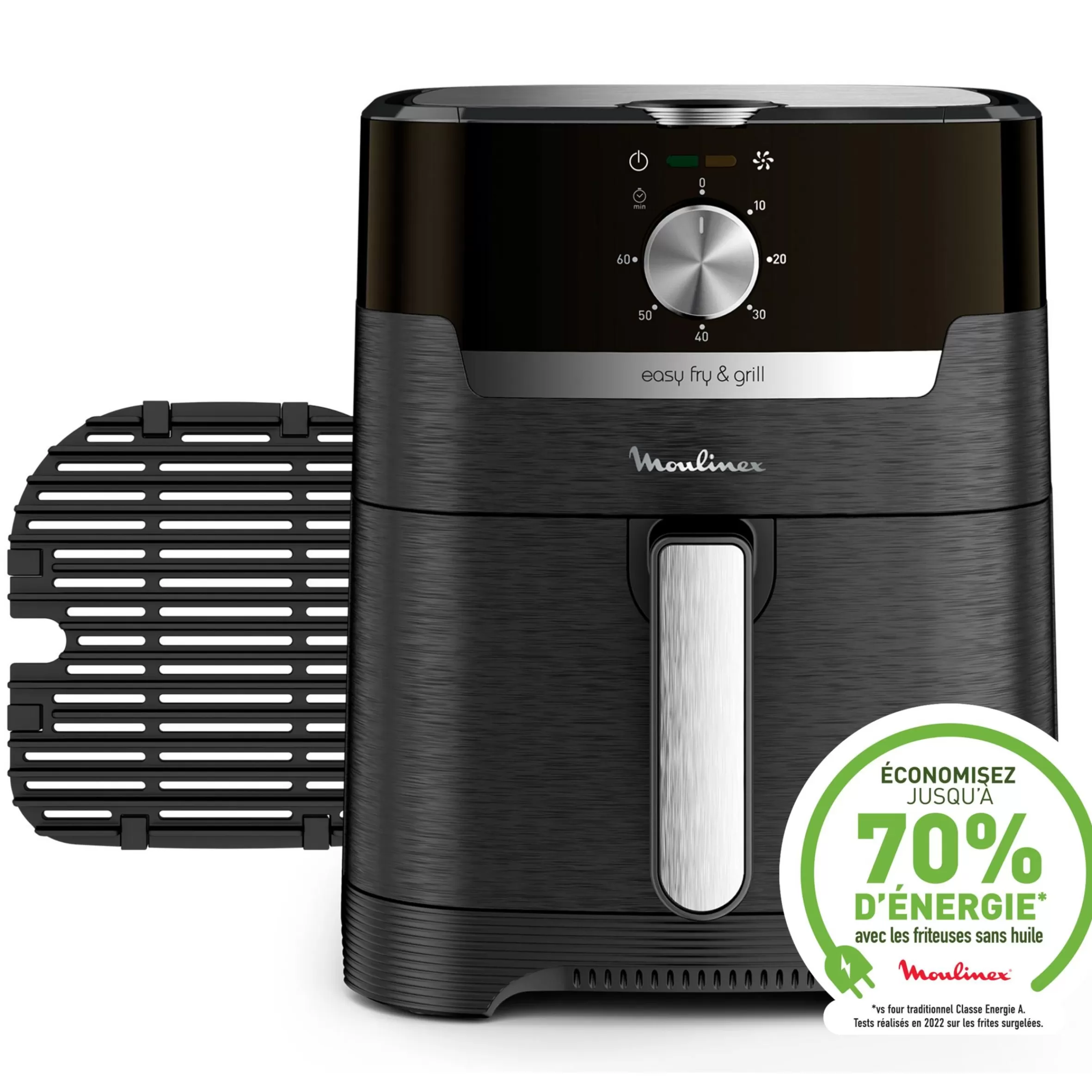 Easy Fry & Grill, Friteuse Sans Huile 4,2L (6 Pers.), Air Fryer, Grill-Moulinex Shop