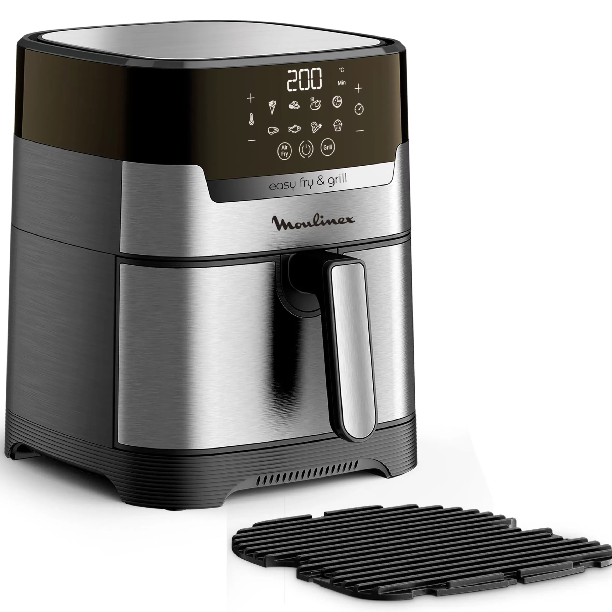 Easy Fry & Grill, Friteuse Sans Huile 4,2L (6 Pers.), Air Fryer, Grill, 8 Prog.,-Moulinex Shop