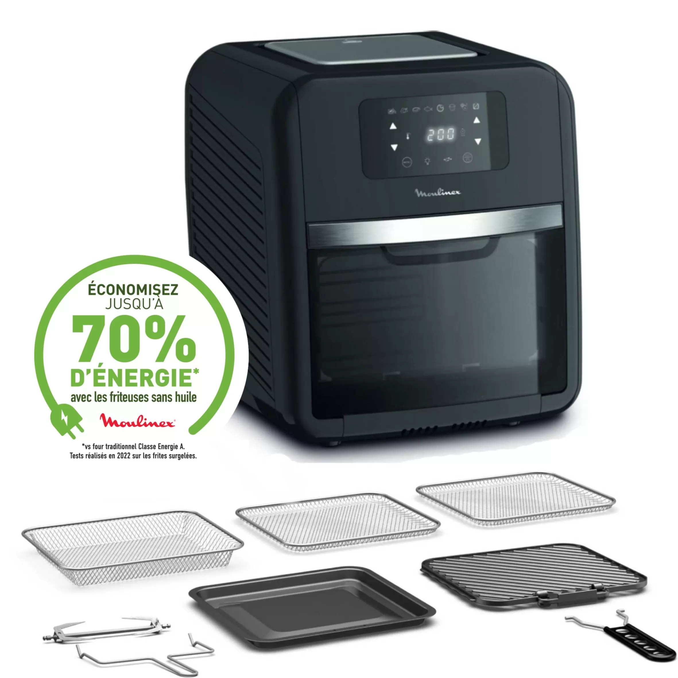 Easy Fry Multifonction 9-En-1 Et Grill, Friteuse Sans Huile, 11 L, 8 Programmes, Air Fryer-Moulinex Clearance