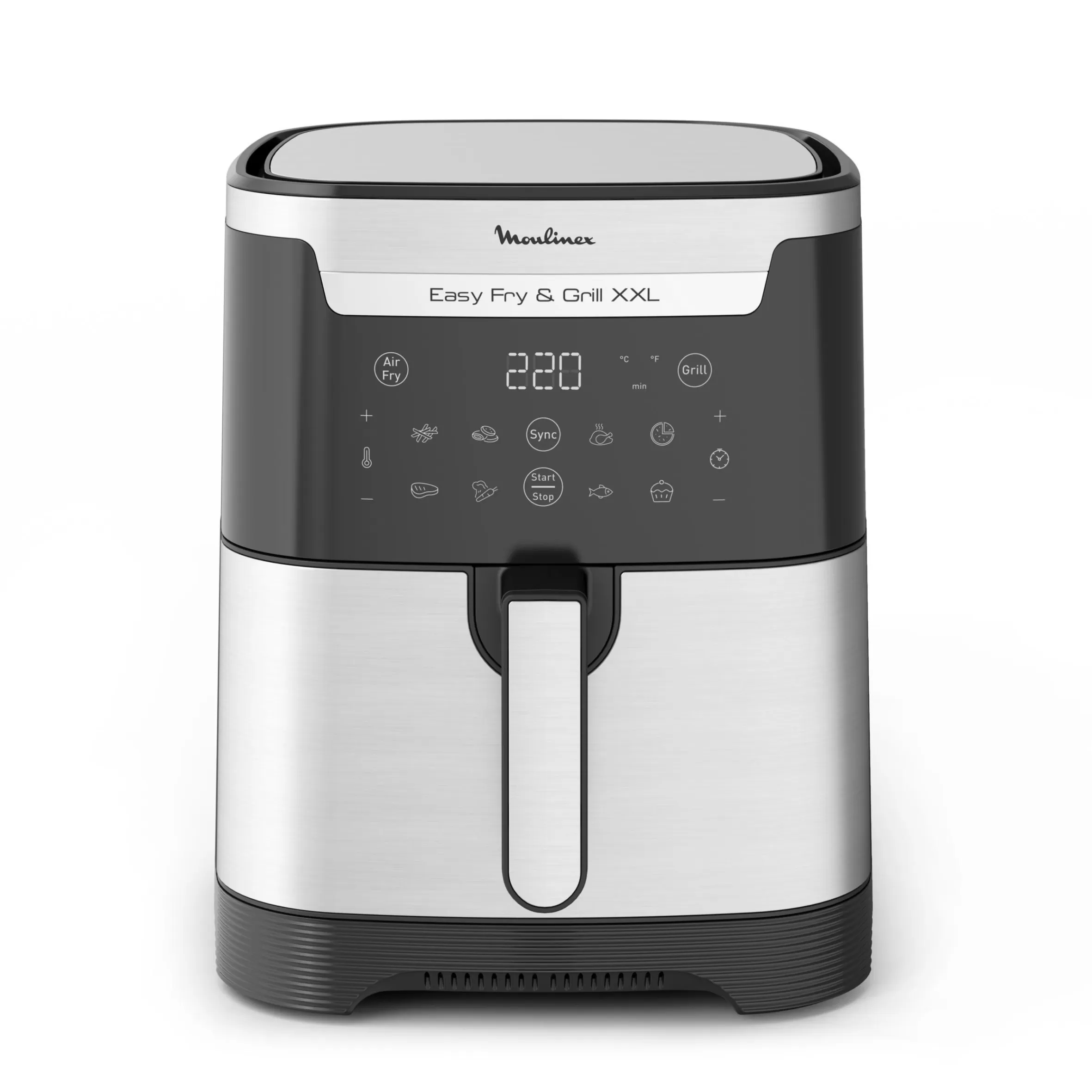 Friteuse A Air Easy Fry & Grill Xxl 6,5 L, Air Fryer, Grill, 8 Prog., 2 Zones Cuisson-Moulinex Outlet