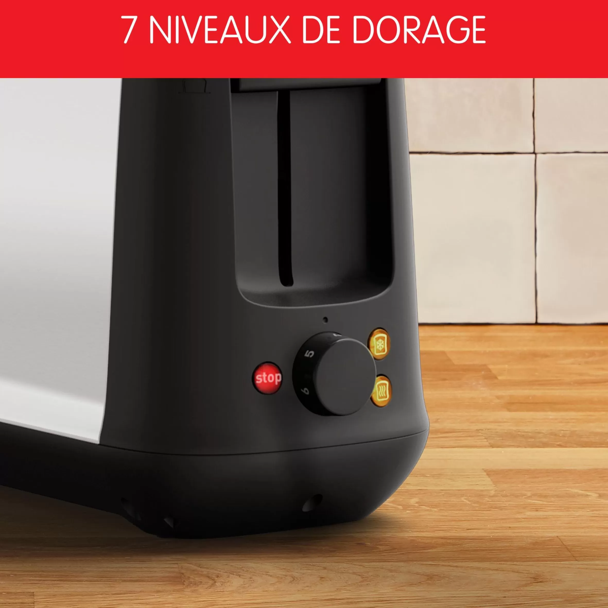 Grille Pain Subito Inox, 1 Longue Fente Longue 25 Cm, 7 Niveaux De Dorage-Moulinex Cheap