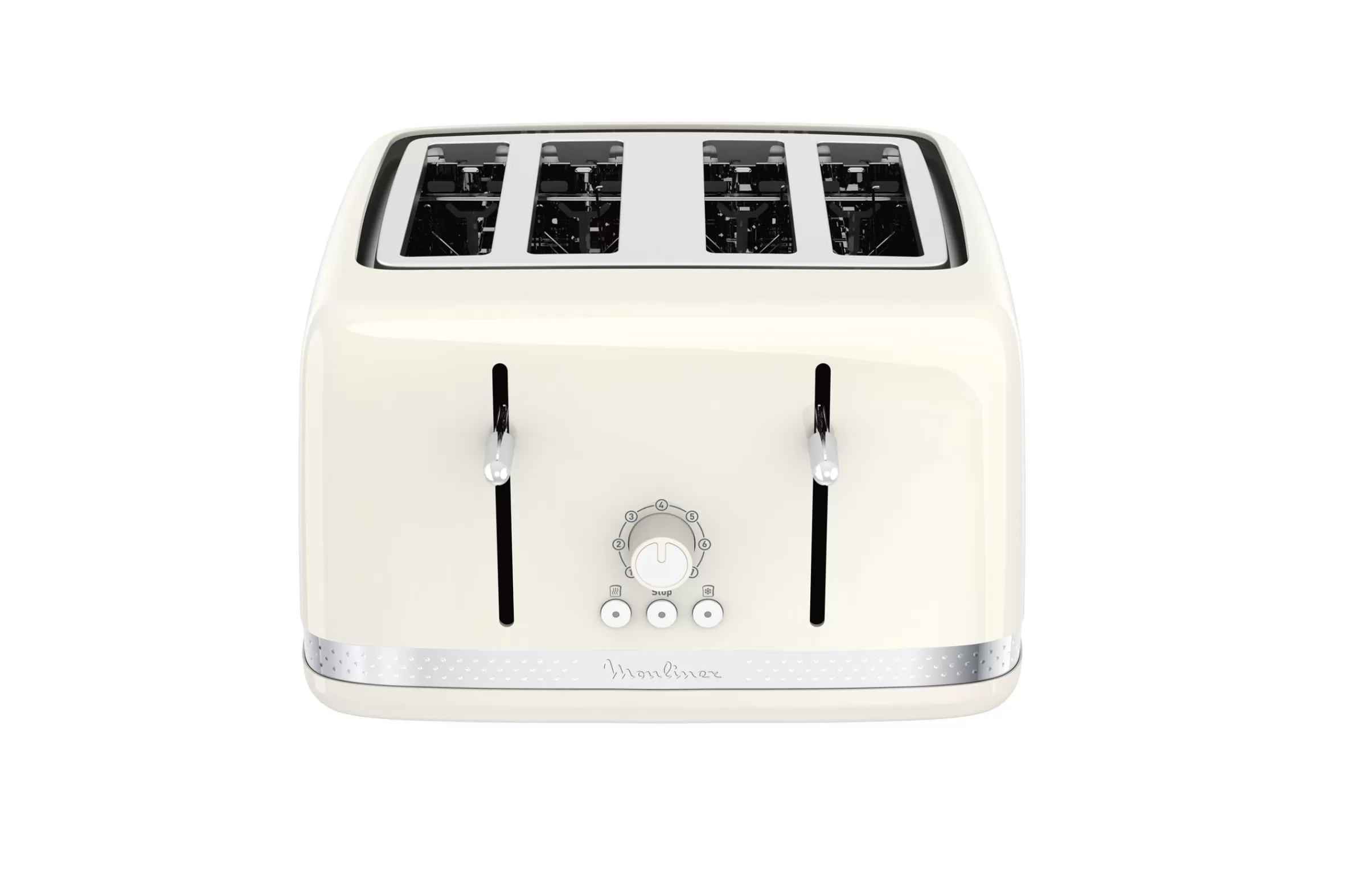 Grille-Pain Soleil Ivoire 4 Fentes Larges, Design Retro,1 700 W-Moulinex Best Sale