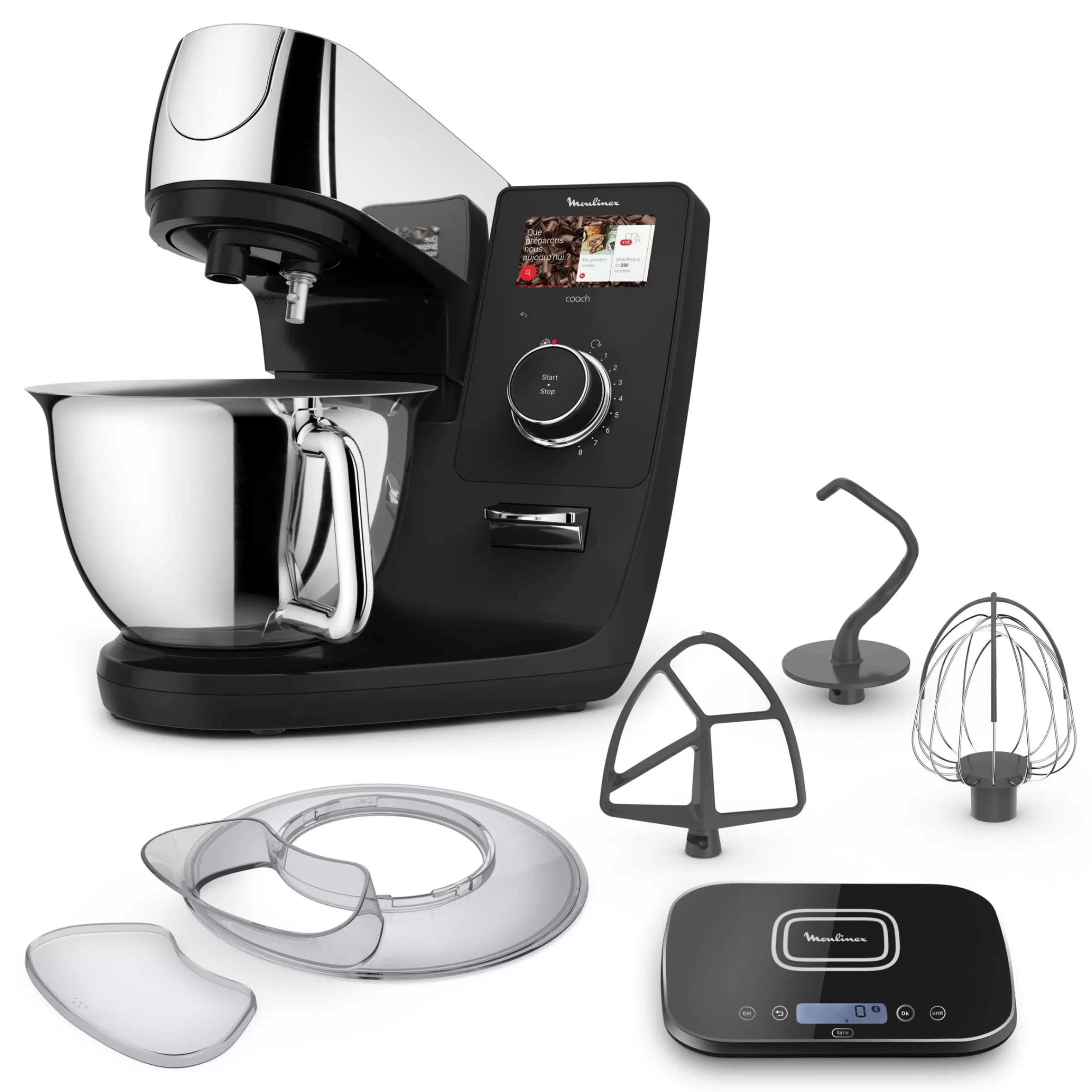 I-Coach Touch, Robot Patissier Connecte, 21 Programmes, Coaching Sur L'Ecran, Balance-Moulinex New
