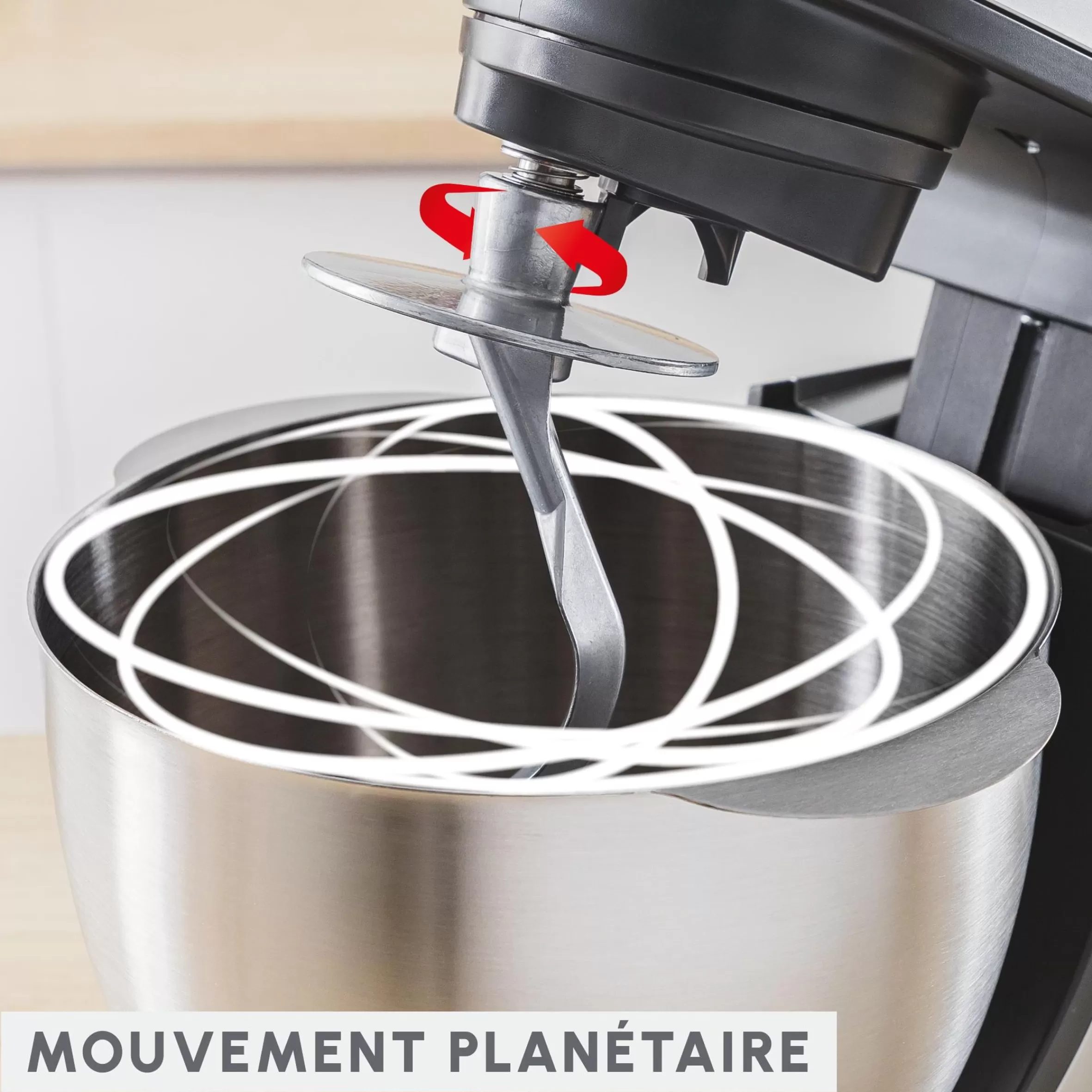 Robot Patissier Bake Essential, Bol De 4.8 L, Kit De Patisserie, 800 W-Moulinex Cheap